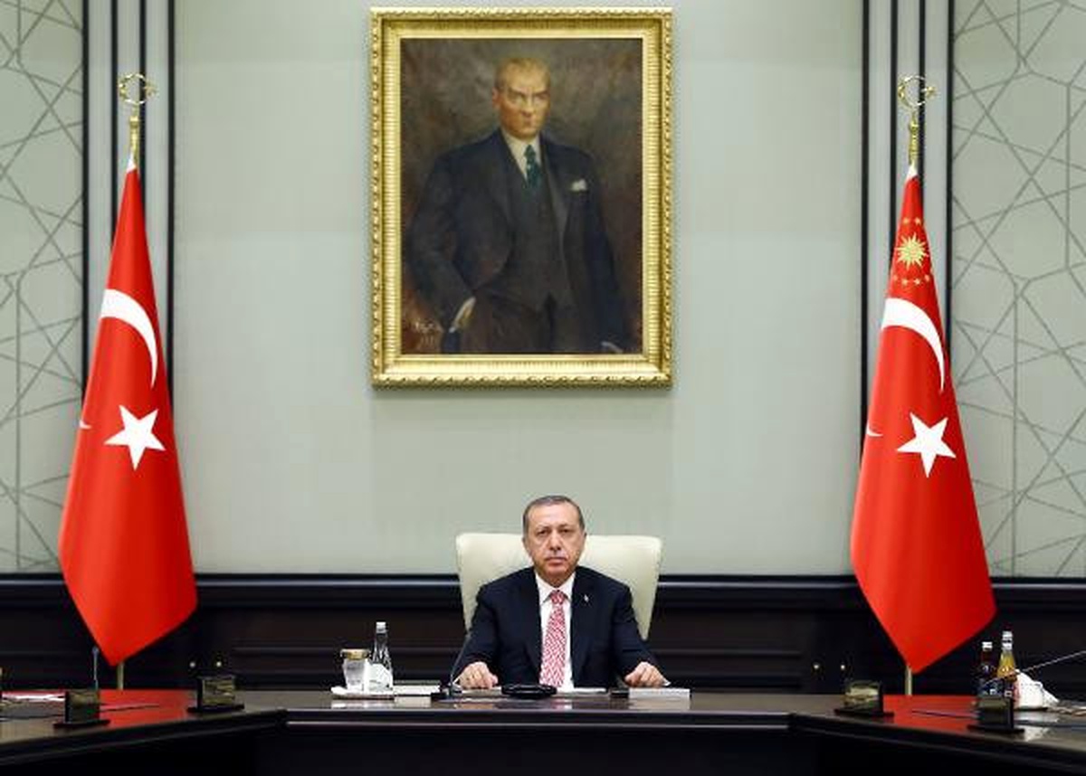 Cumhurbaşkanlığı Sarayı\'nda Milli Güvenlik Kurulu ve Bakanlar Kurulu Toplantısı (1)