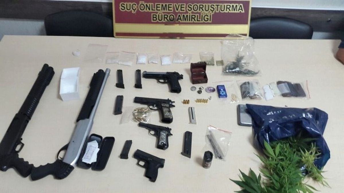 Gaziantep\'te Uyuşturucu ve Silah Üretim Operasyonu