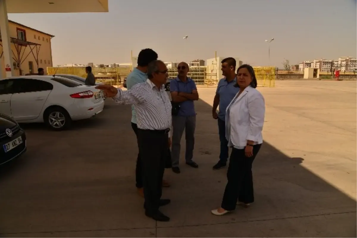 Kışanak, Doğalgaz Dolum İstasyonu\'nda İncelemede Bulundu