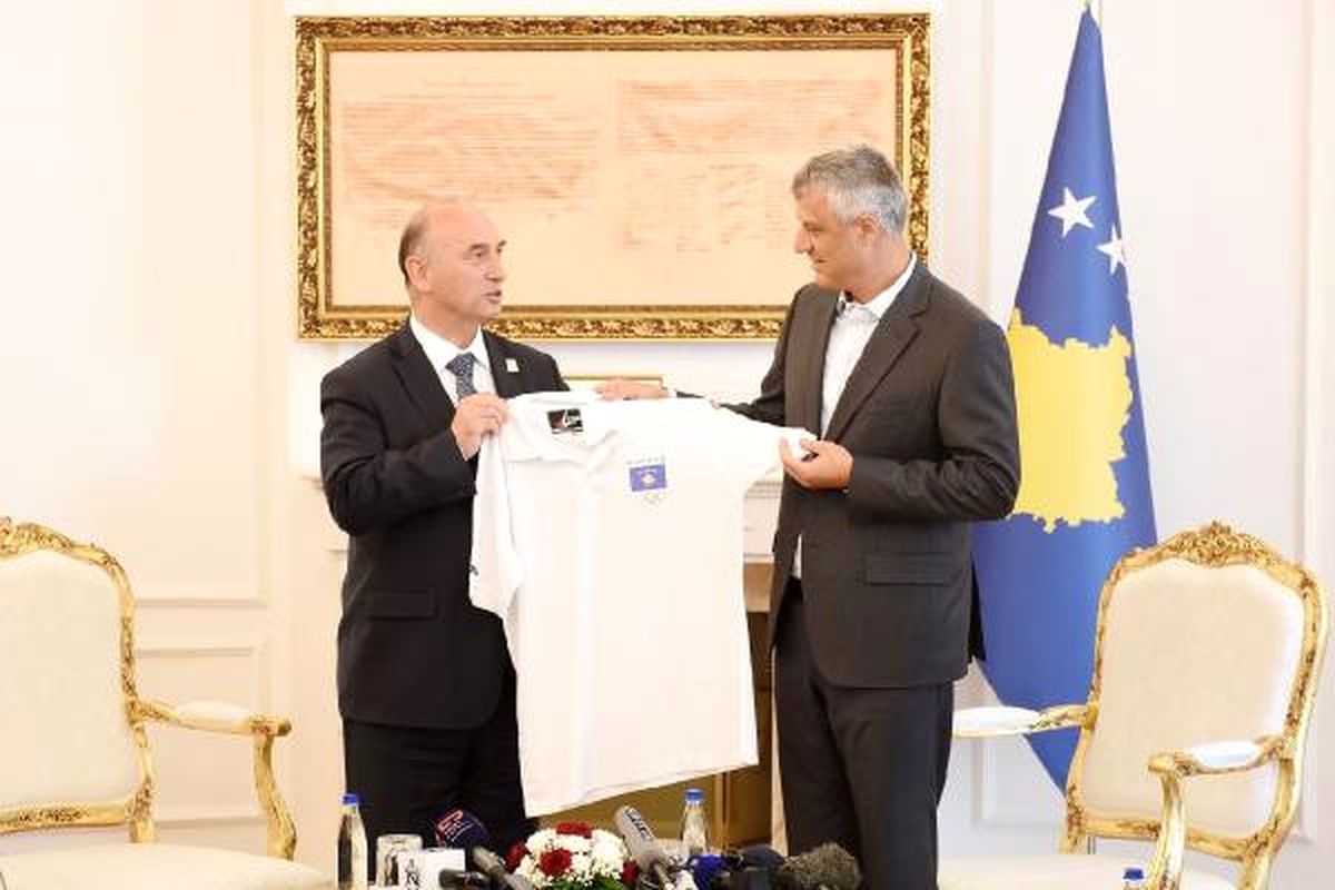 Kosova Cumhurbaşkanı Taçi, İlk Kez Olimpiyatlara Katılacak Sporcuları Kabul Etti