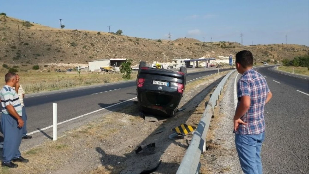 Nevşehir\'de Aşırı Hız Kazaya Neden Oldu