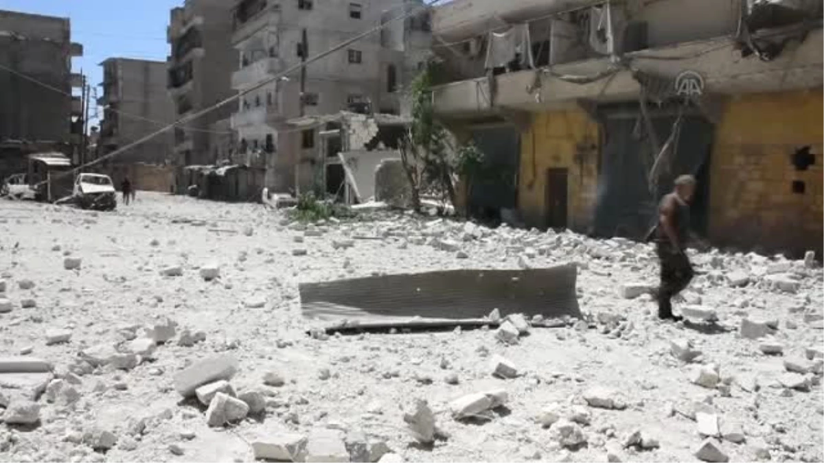 Suriye Ordusuna Ait Birlikler Halep\'i Vurdu