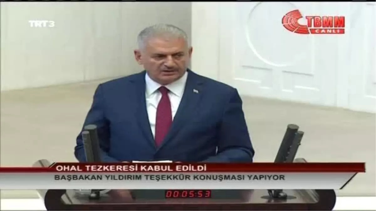 Başbakan Yıldırım Tankın Gücü Halkın Gücü Karşısında Mağlup Olmuş Cuntacılar, Conta Yapıp Yolda...