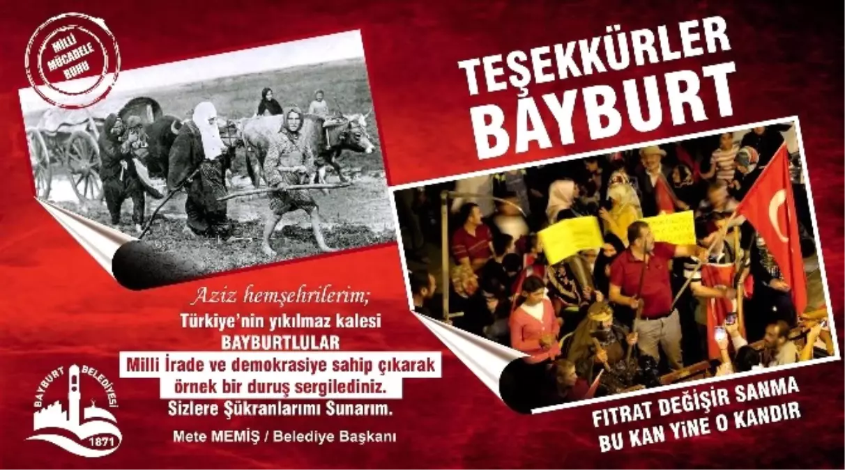 Başkan Memiş\'ten Vatandaşlara Teşekkür