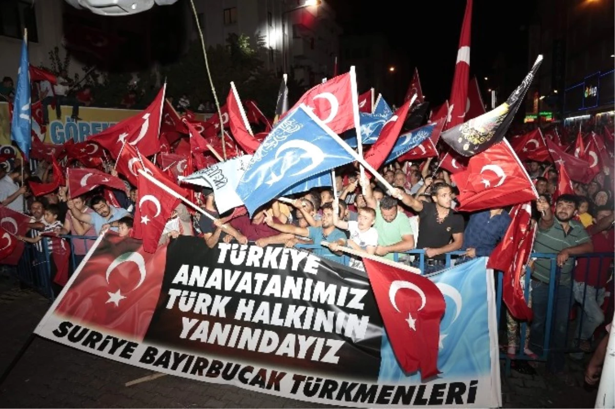 Bayırbucak Türkmenleri: "Cumhurbaşkanımızın Yanındayız"