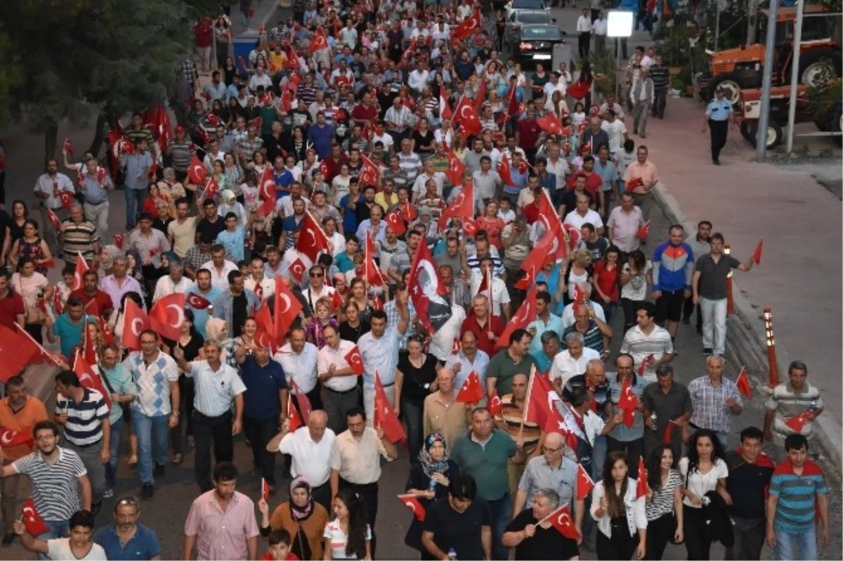 Malkara\'da Birlik ve Beraberlik Yürüyüşü Yapıldı