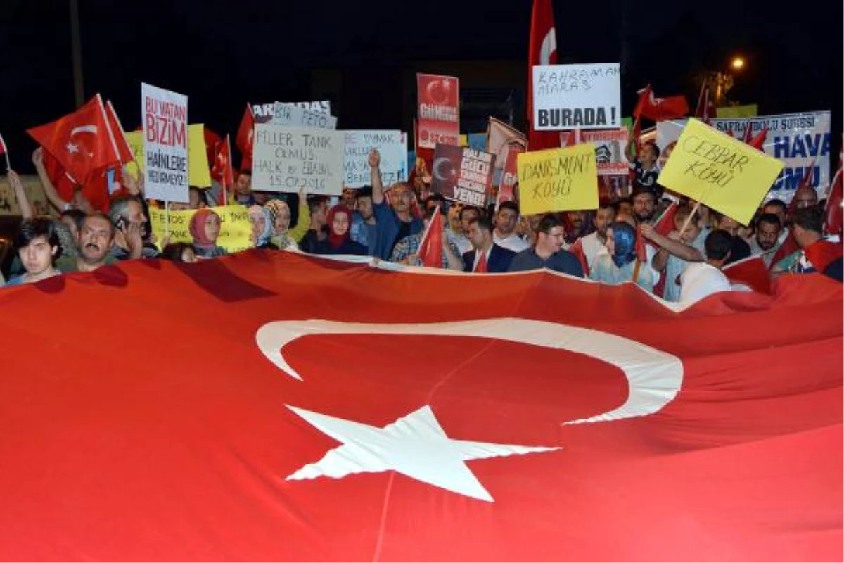 Zonguldak ve Karabük\'te Darbe Girişimi Protestosu