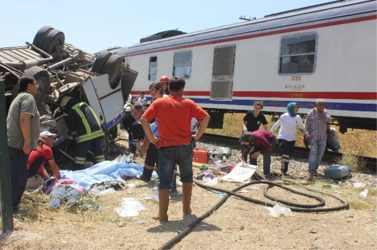 Alaşehir\'deki Tren Kazası