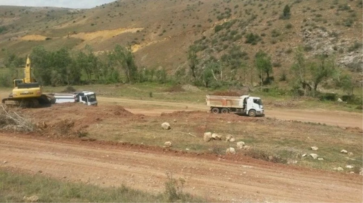 Aydıncık Göleti\'nde İlk Kazma Vuruldu