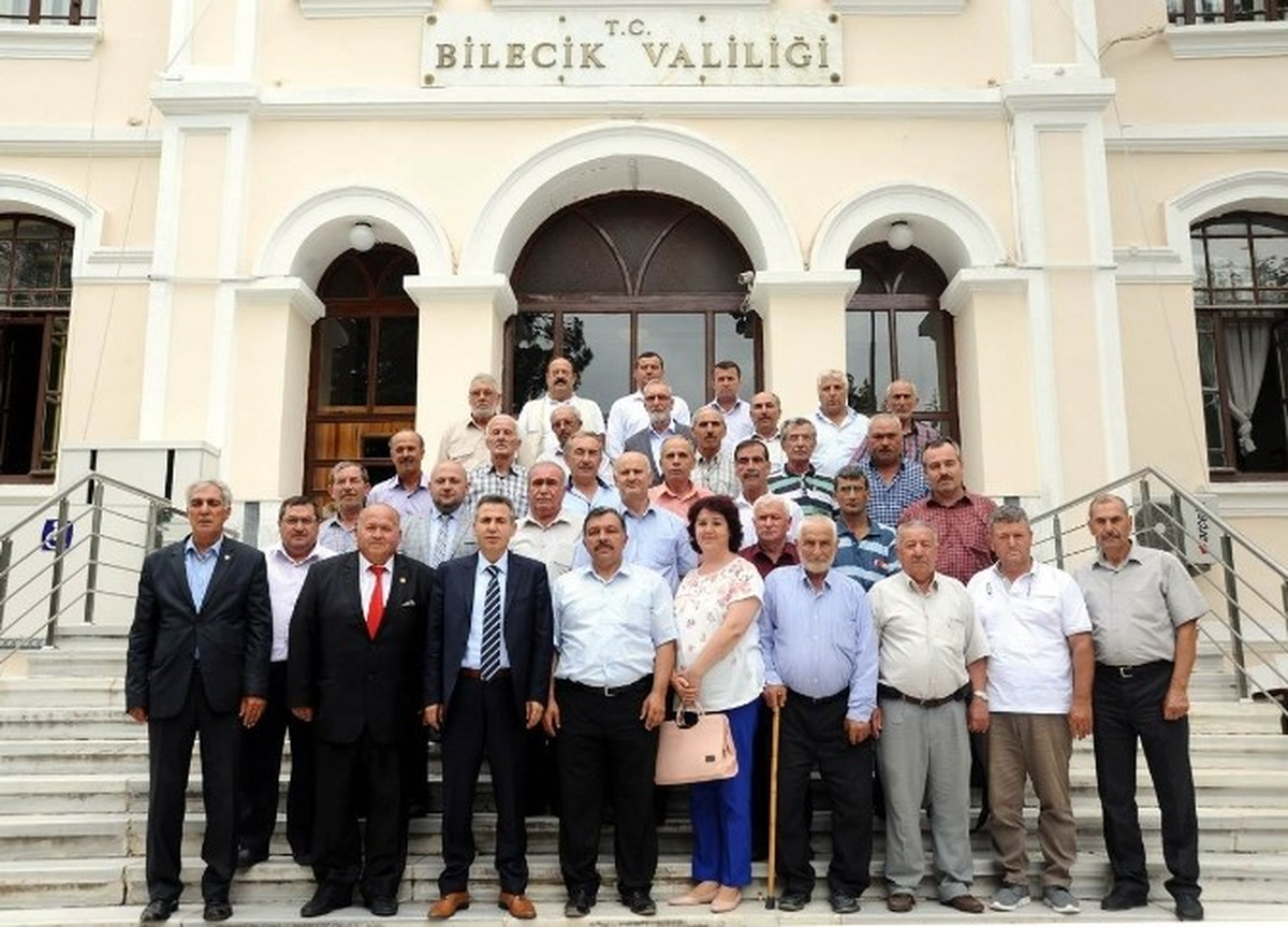 Bilecik Muhtarlar Derneği\'nden Vali Elban\'a Ziyaret