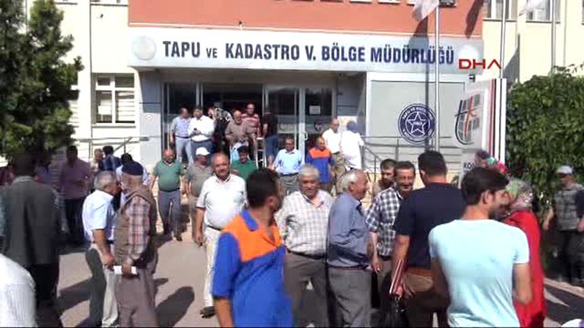Konya\'da Tapu ve Kadastro Bölge Müdürlüğü \'Nde Bomba Paniği
