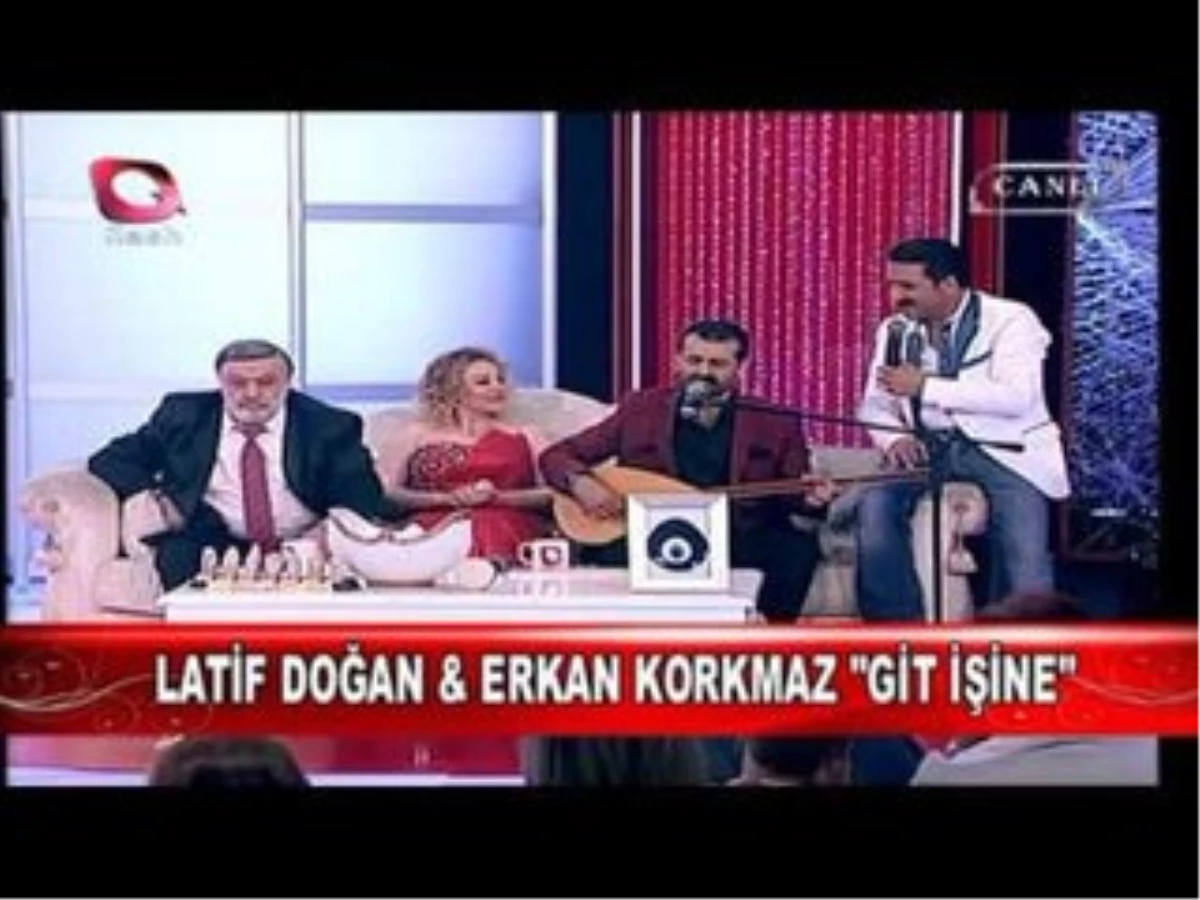 Küstüm Show-Latif Doğan & Erkan Korkmaz Git İşine Düet (Flash Tv)