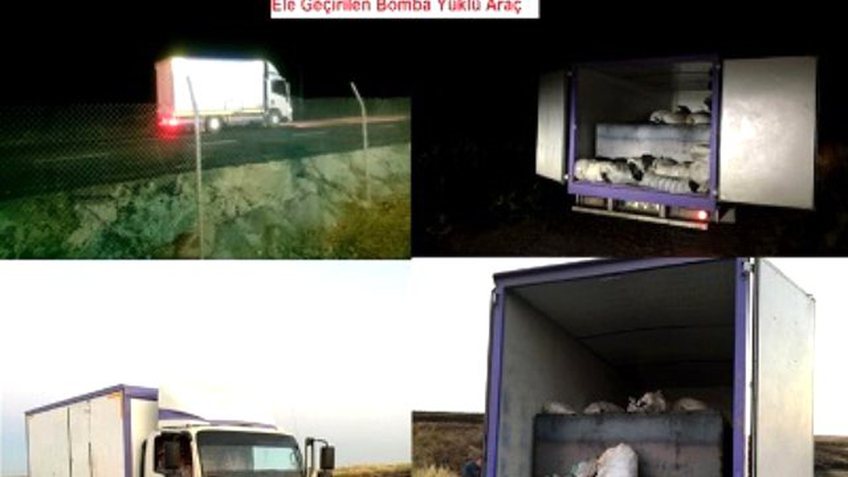 Bismil\'deki Kamyona 5 Ton Patlayıcı Yüklenmiş