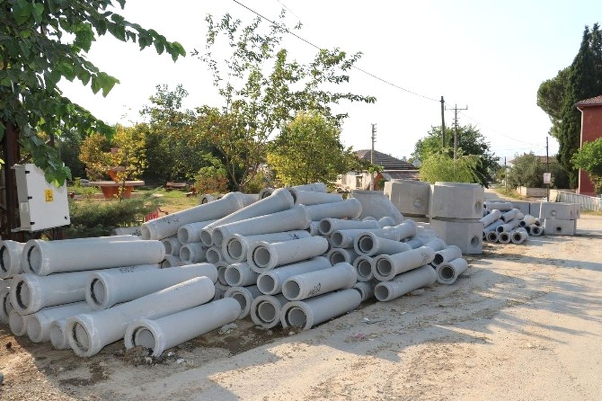 Caberkamara Mahallesine 5 Bin Metre Kanalizasyon Hattı