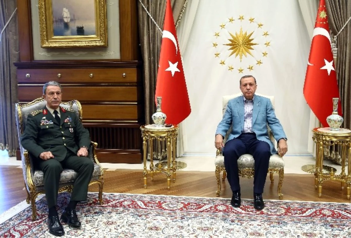 Cumhurbaşkanı Erdoğan ile Orgeneral Akar Görüşmesi Sona Erdi