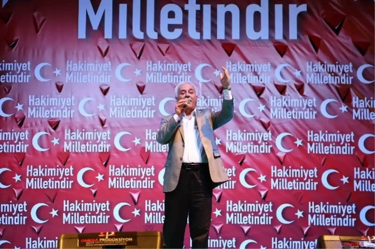 Hatipoğlu ve Karataş Demokrasi Nöbetinde Konuştu