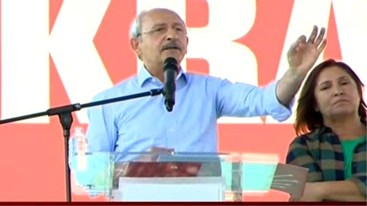 Kılıçdaroğlu\'dan Taksim\'deki Demokrasi Mitinginde 10 Maddelik Manifesto