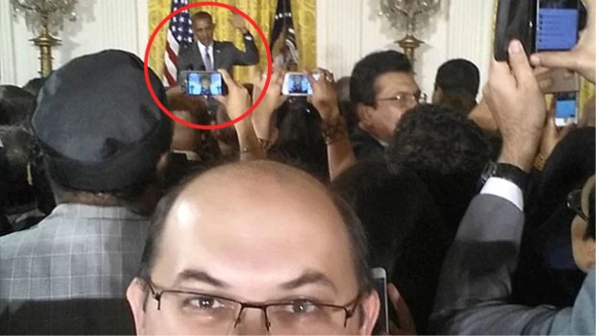 Darbeci\'den Beyaz Saray\'da Obama\'lı Selfie