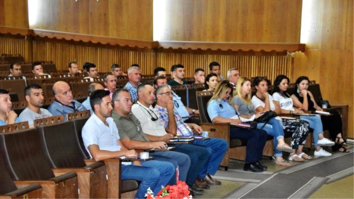 Süleymanpaşa Belediyesi Zabıta personeli eğitimden geçti