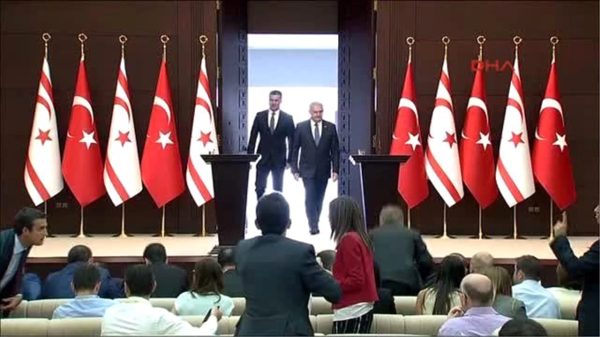 Başbakan Yıldırm ile KKTC Başbakanı Hüseyin Özgürgün Ortak Basın Toplantısında Konuştu -1