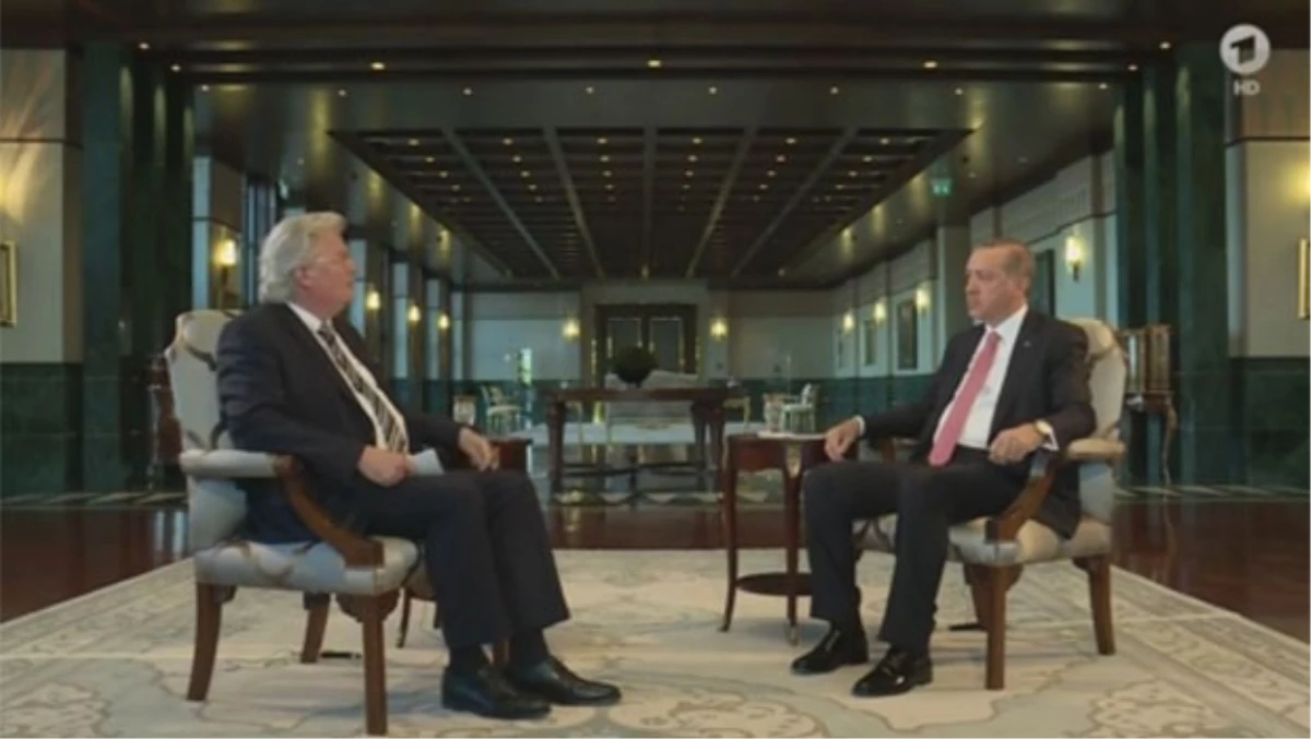 Cumhurbaşkanı Erdoğan Alman Ard Televizyonuna Konuştu