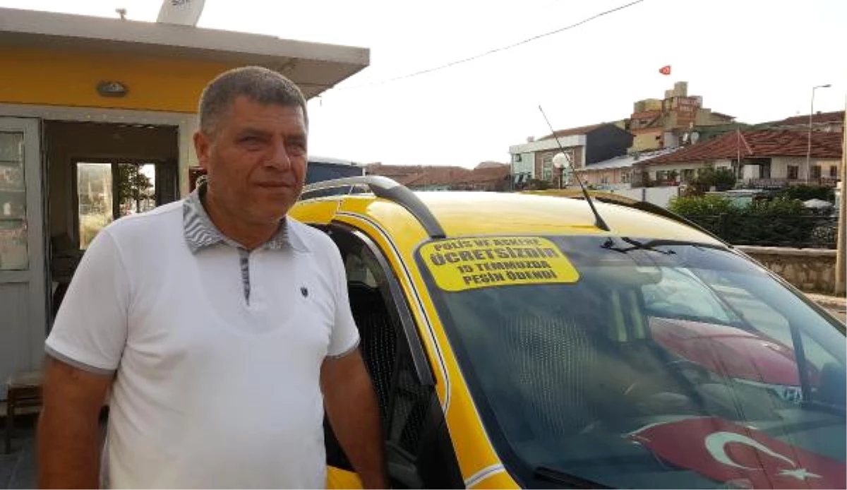 Düzce\'de 4 Taksici Polis ve Askerleri Ücretsiz Taşıyor