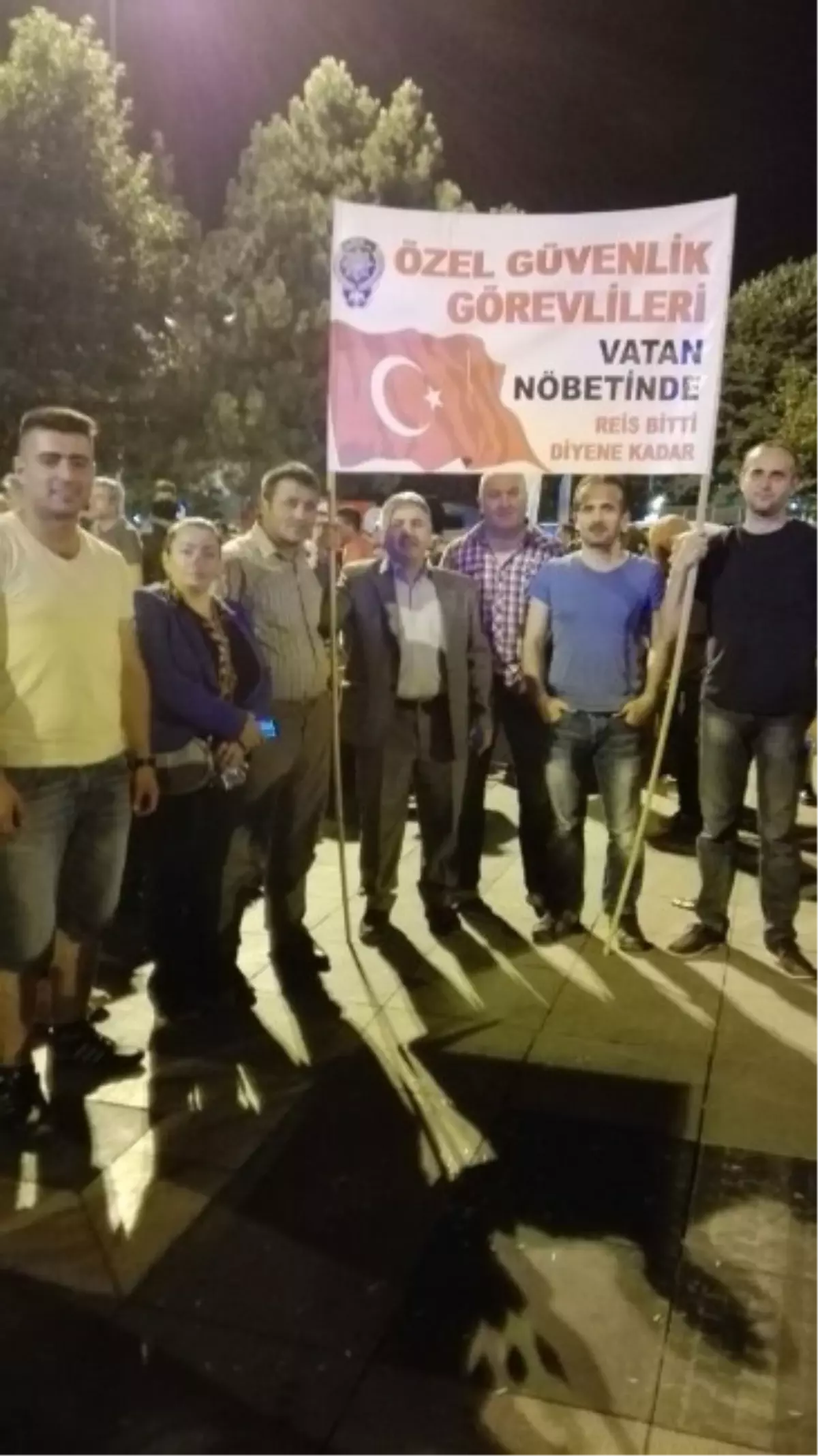 Düzce\'de Özel Güvenlik Görevlileri Vatan Nöbetinde