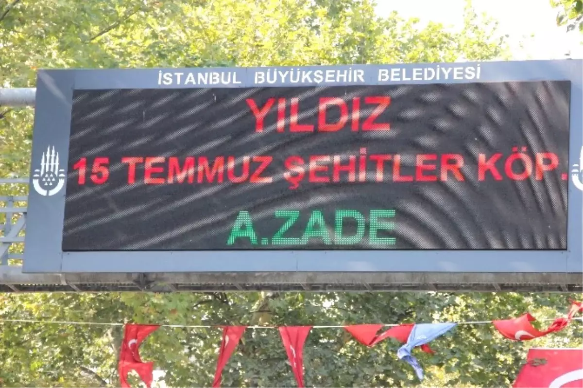 Tabelalarda, Boğaziçi Köprüsü\'nün Adı 15 Temmuz Şehitler Köprüsü Olarak Değiştirildi