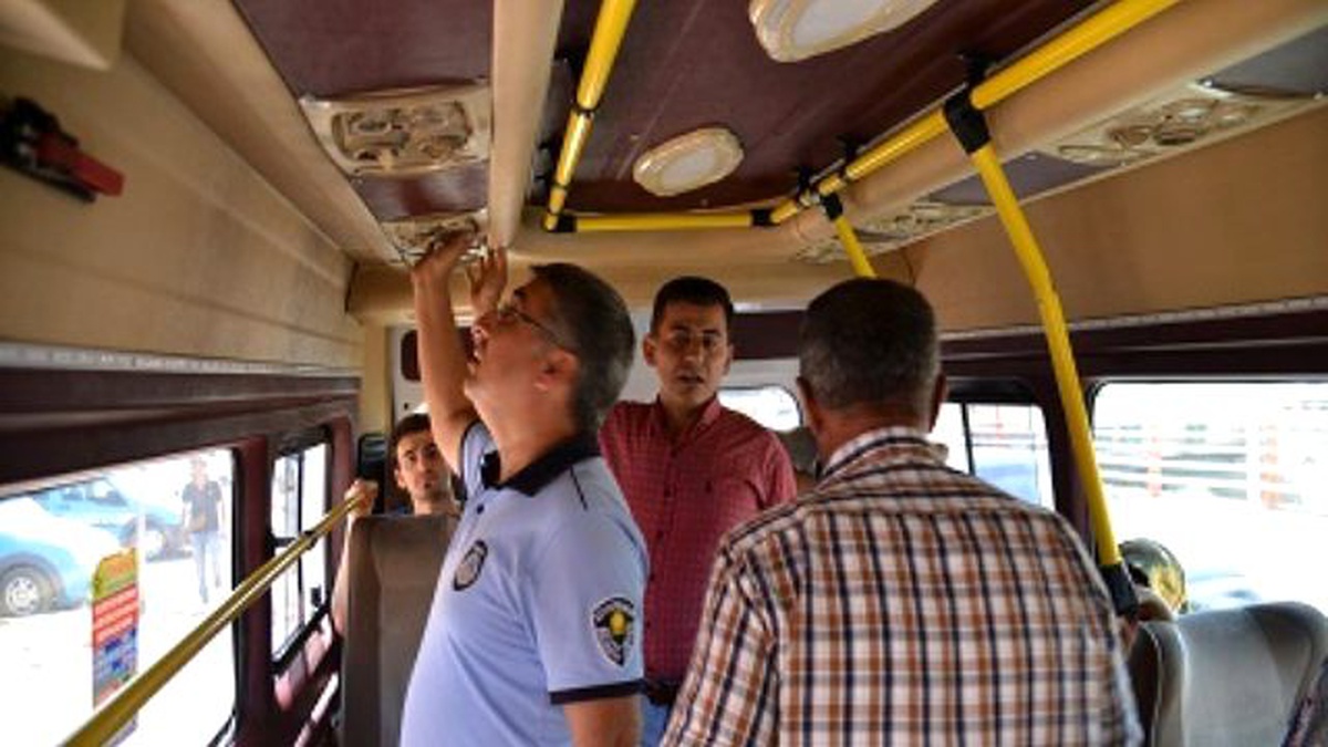 Toplu Taşıma Araçlarına Klima, Hijyen ve Güzergah Denetimi