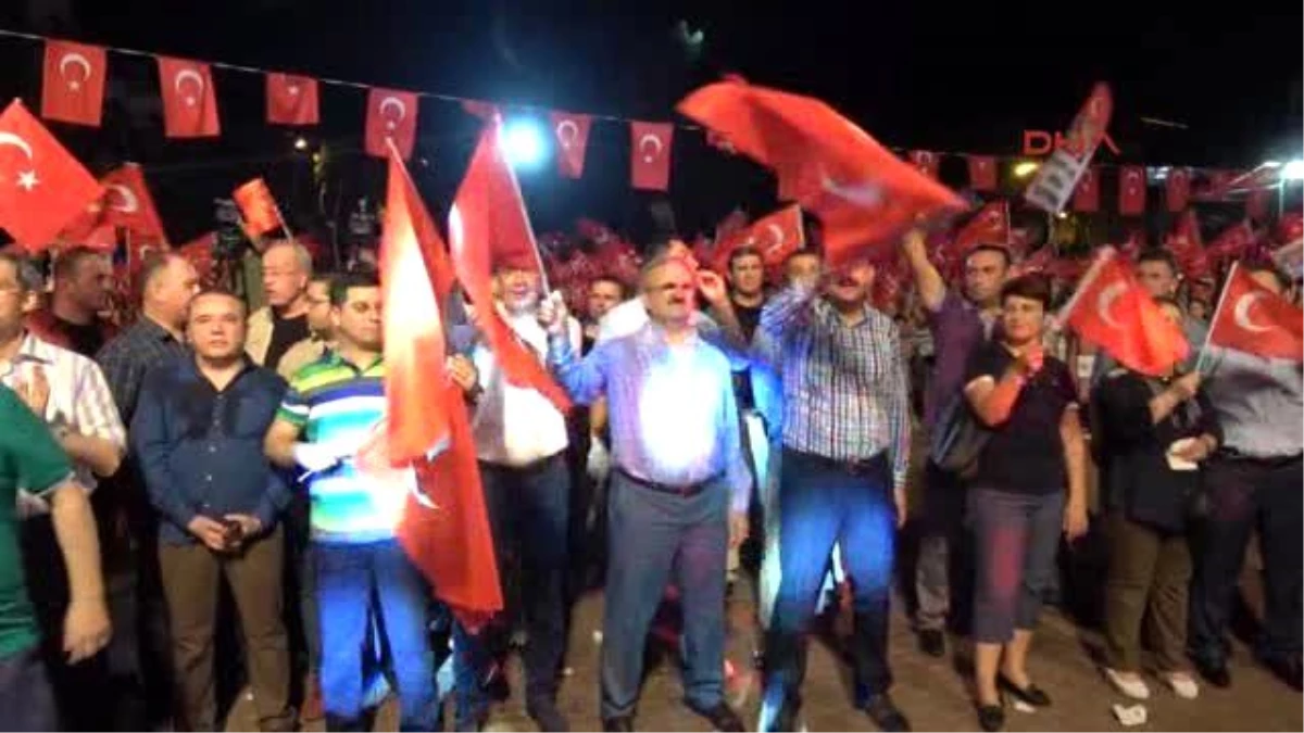 Antalya\'da Darbe Girişimine Karşı Demokrasi Şöleni