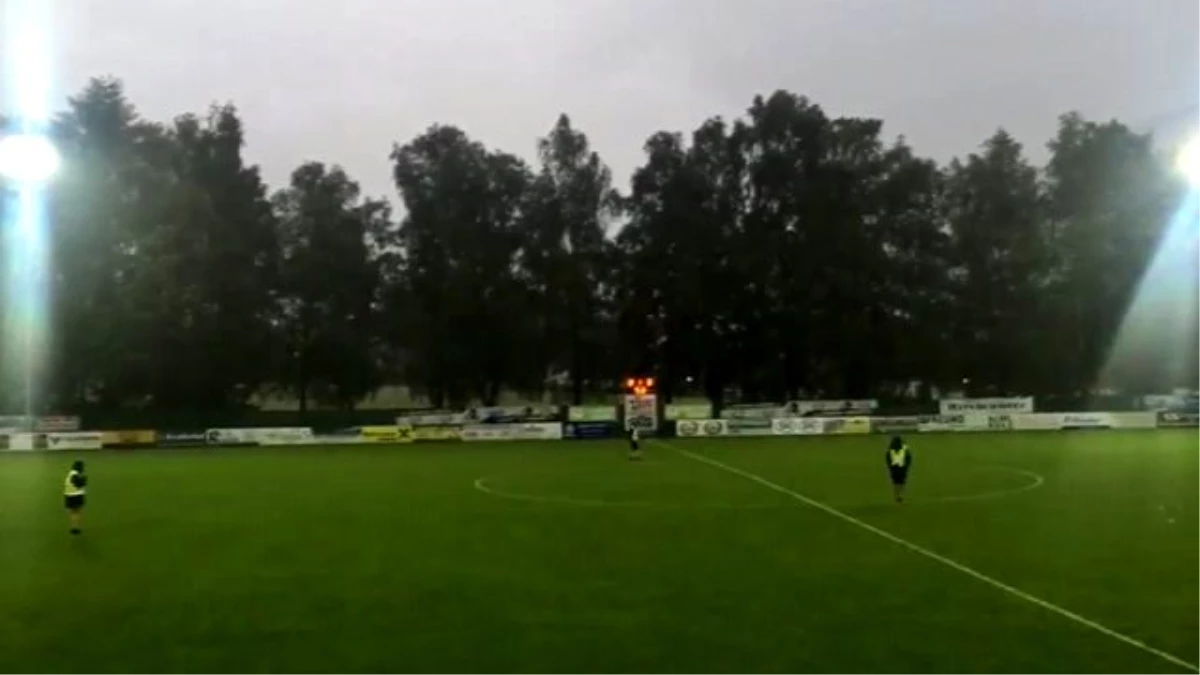 Beşiktaş - Hoffenheim Hazırlık Maçı Yağmur Nedeniyle Yarıda Kaldı