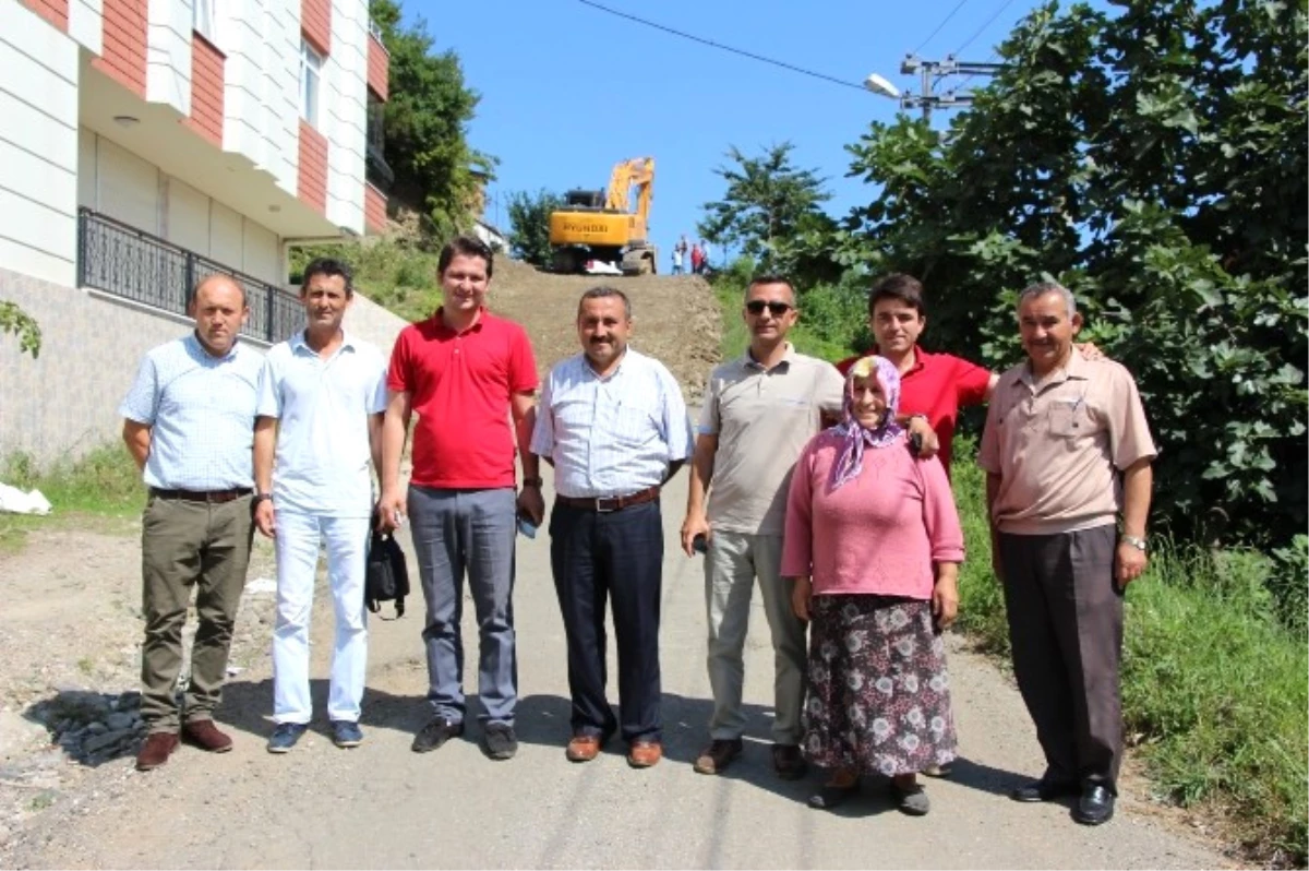 Giresun Belediyesi Ekipleri Aksu ve Çaykara Mahallesinde Çalışmalarını Sürdürüyor