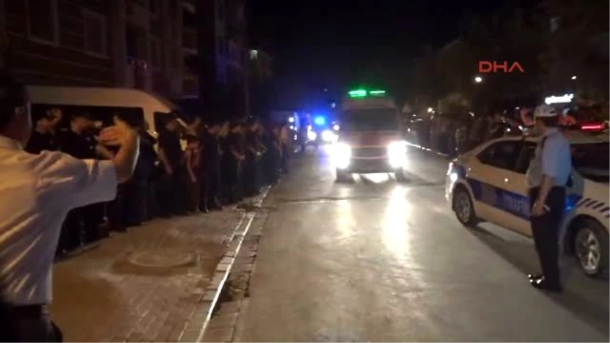 Konya Şehit Polisin Cenazesi Memleketi Konya\'ya Getirildi
