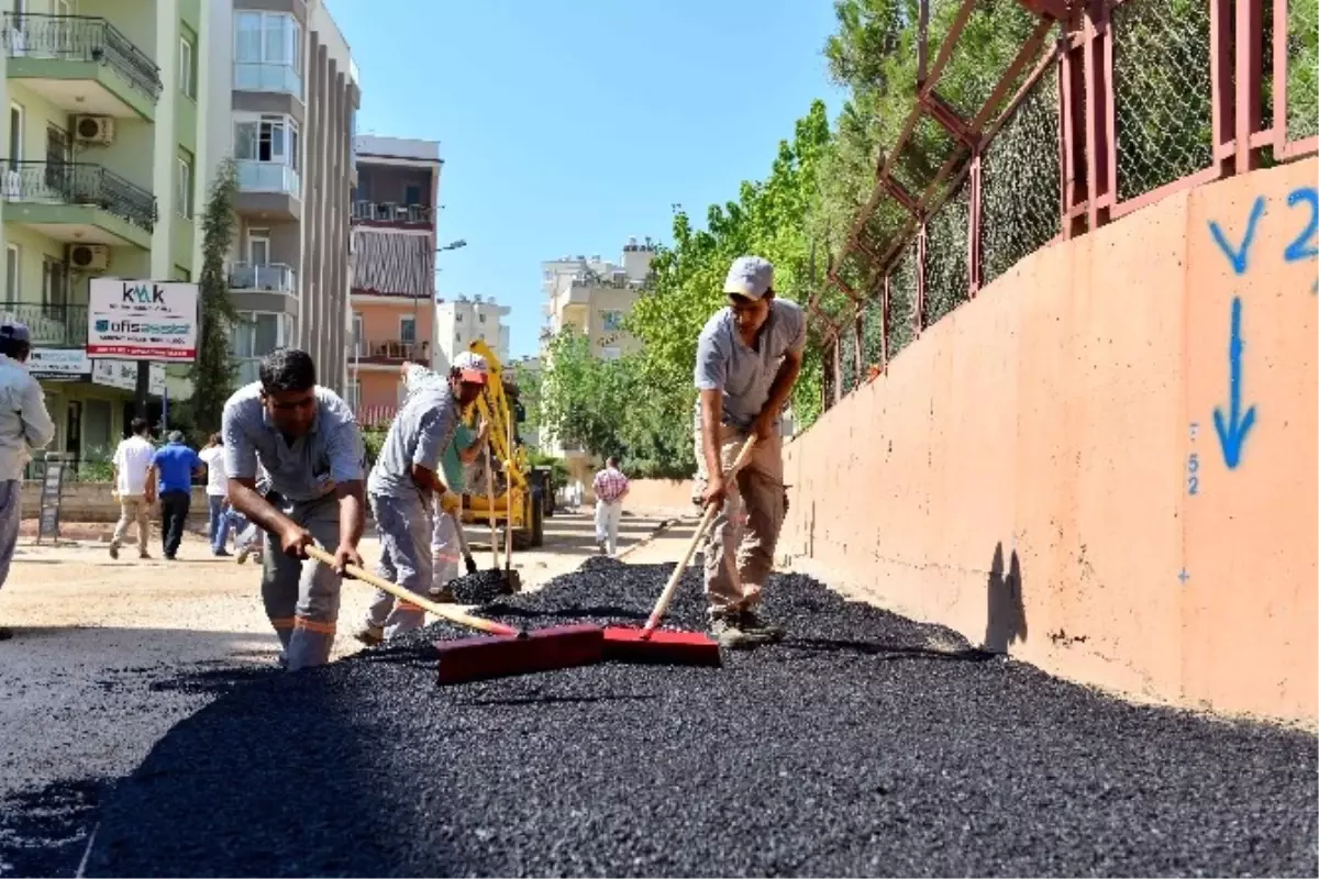 Meydankavağı Mahallesi\'nde Yol ve Kaldırım Çalışması