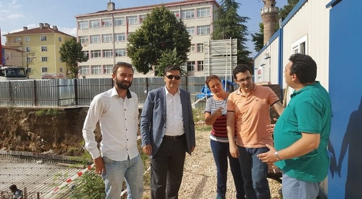 Pazaryeri\'nde İş Ticaret ve Kültür Merkezi İnşaatı Hızla Devam Ediyor