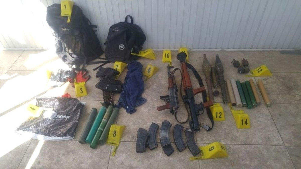 PKK\'lılara Ait Silah ve Mühimmat Ele Geçirildi