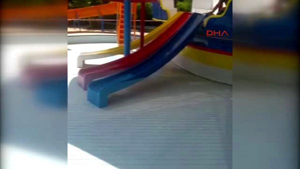 Antalya - Küçük Lara\'nın Su Kaydırağında Parmağı Koptu
