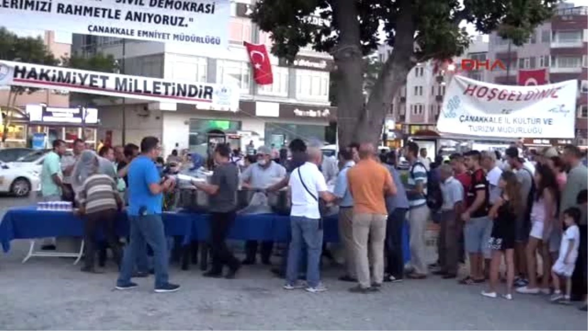Çanakkale MHP\'nin "Demokrasi ve Milli Birlik" Mitingine Ak Partililerde Katıldı