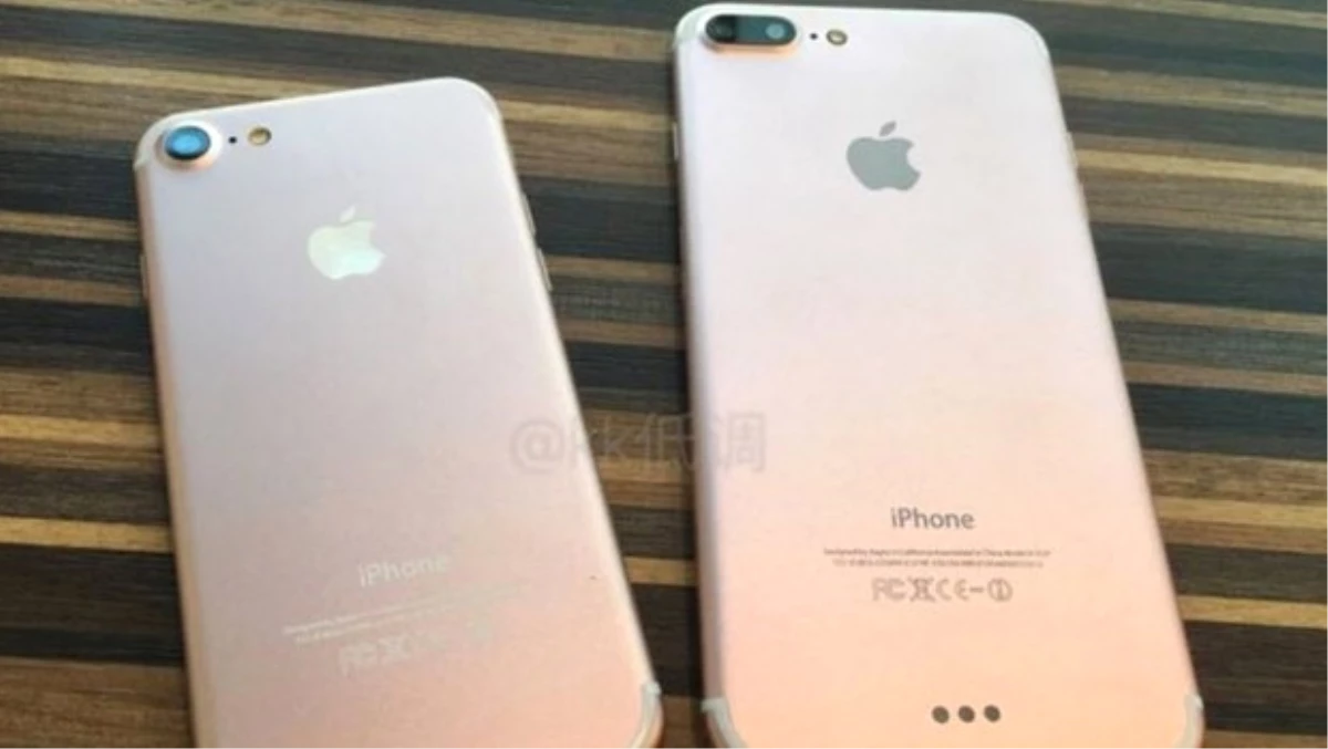 İphone 7 ve İphone 7 Plus Yan Yana Görüntülendi!