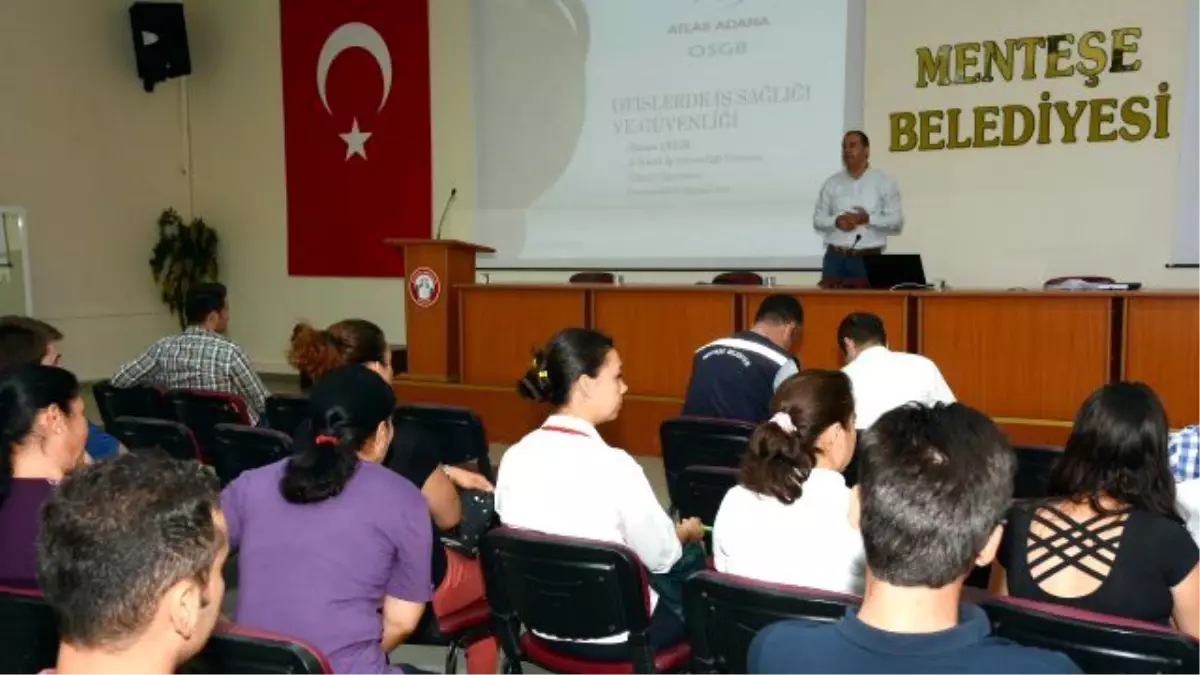 Menteşe Personeline İş Güvenliği Eğitimi