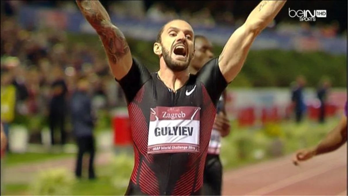 Olimpik Atlet Ramil Guliyev\'den Türkiye Rekoru