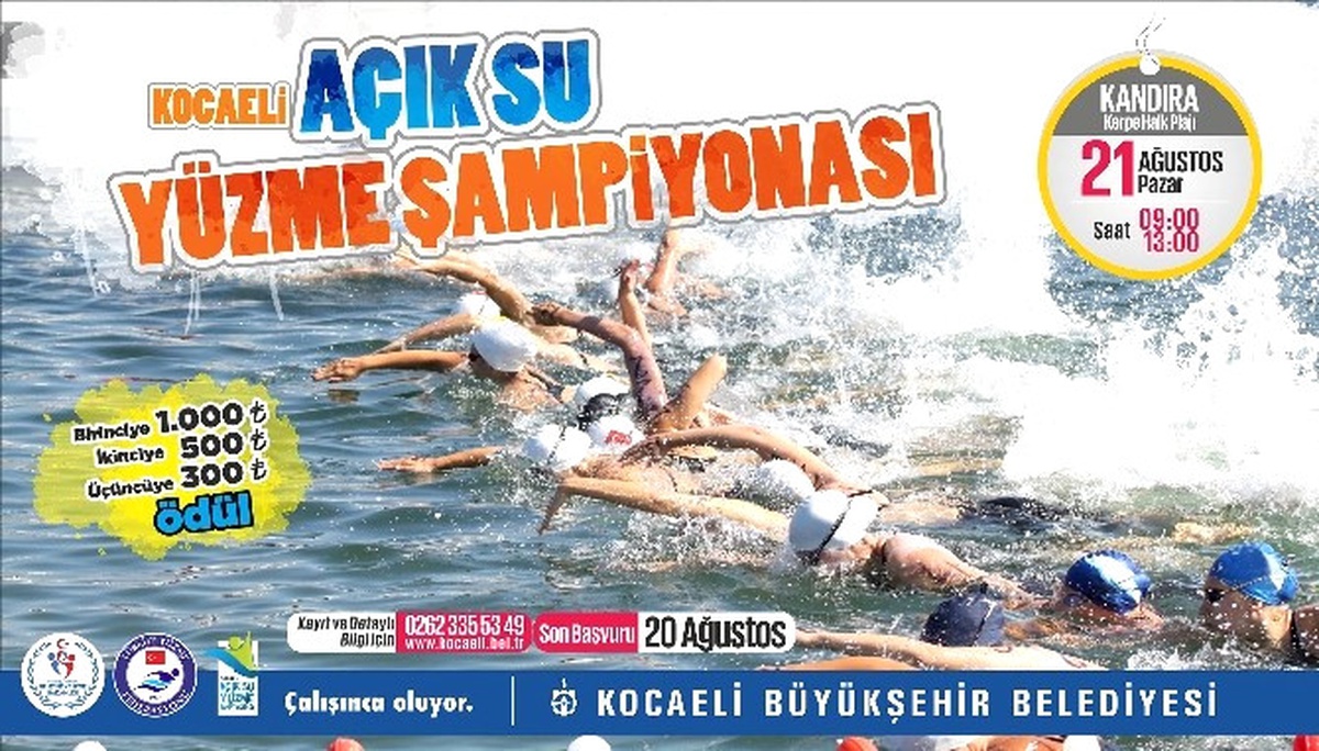 Açık Su Yüzme Şampiyonası Mavi Bayraklı Kerpe\'de Yapılacak