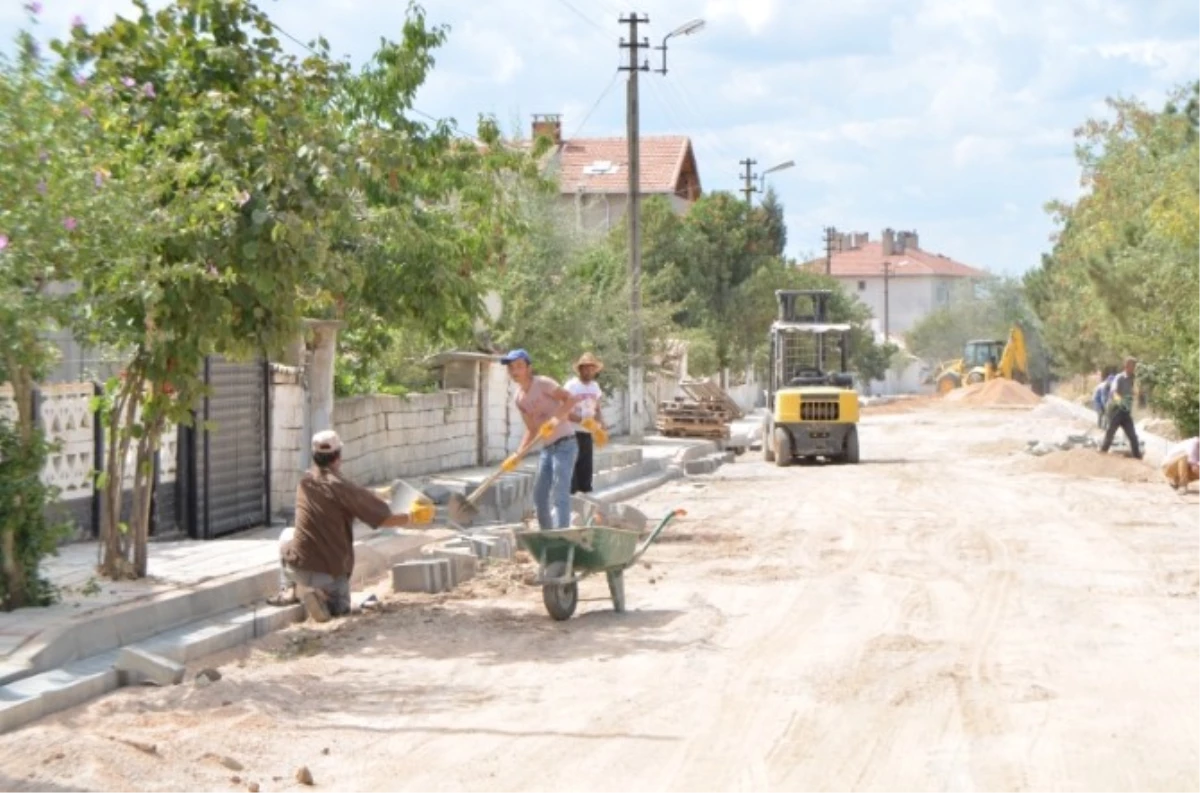 Babaeski\'de Yol Yapım Çalışmaları