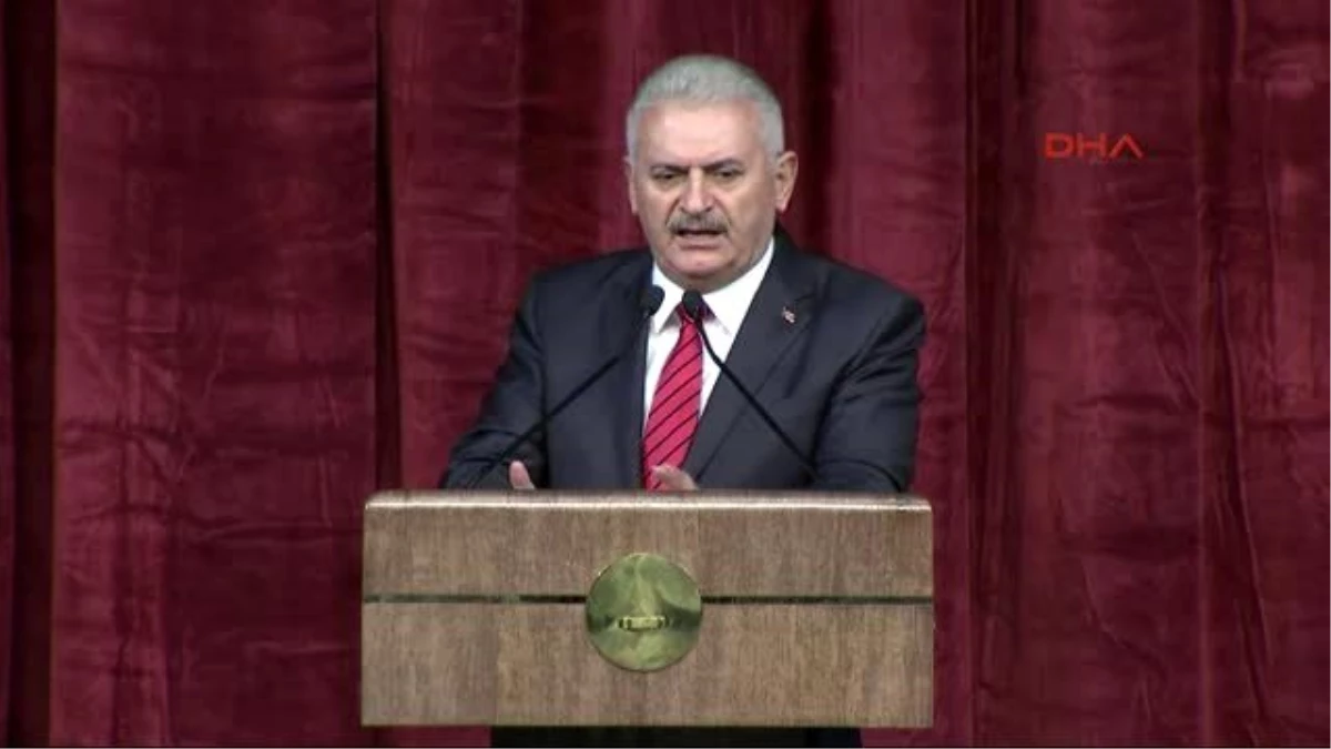 Başbakan Yıldırım, Cumhurbaşkanlığı Sarayı\'ndaki Şehitleri Anma Programında Konuştu 2