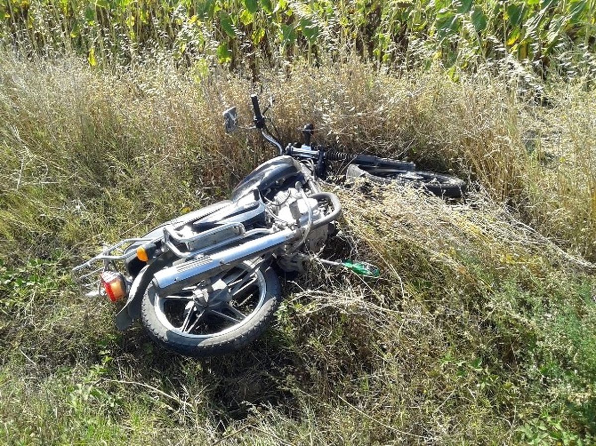 Motosiklet Şarampole Uçtu: 1 Yaralı