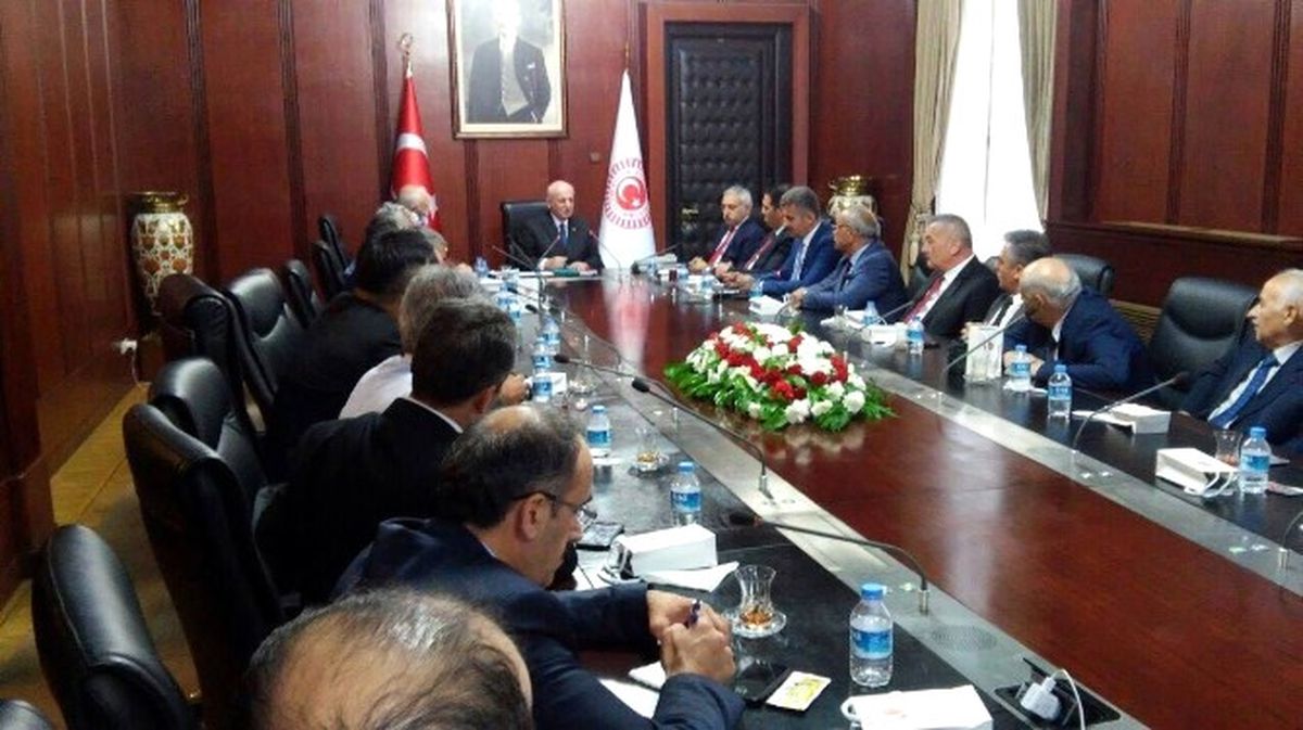 Sadef\'ten TBMM Başkanı Kahraman\'a Geçmiş Olsun Ziyareti