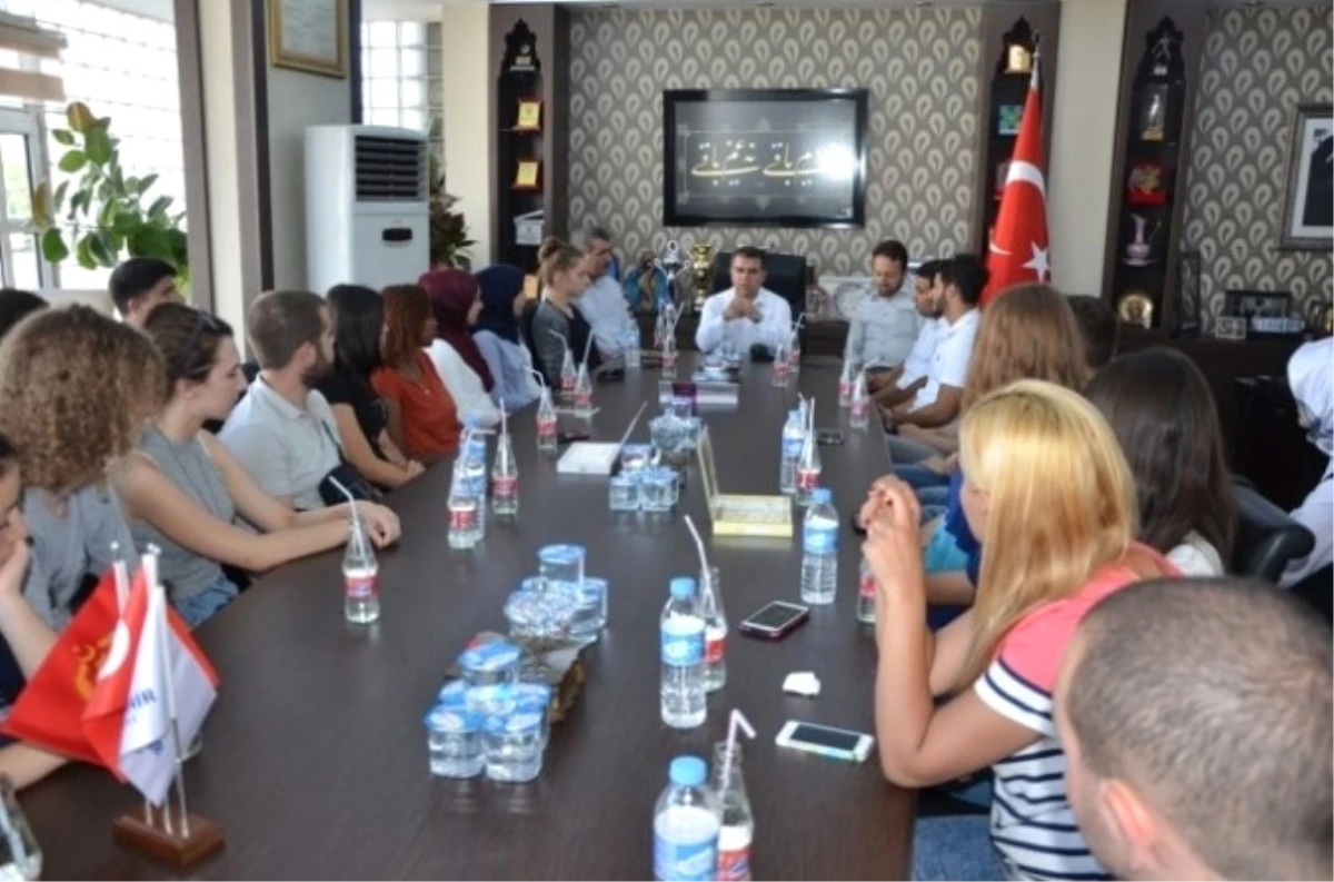 Tömer\'li Öğrencilerden Başkan Aksoy\'a Ziyaret