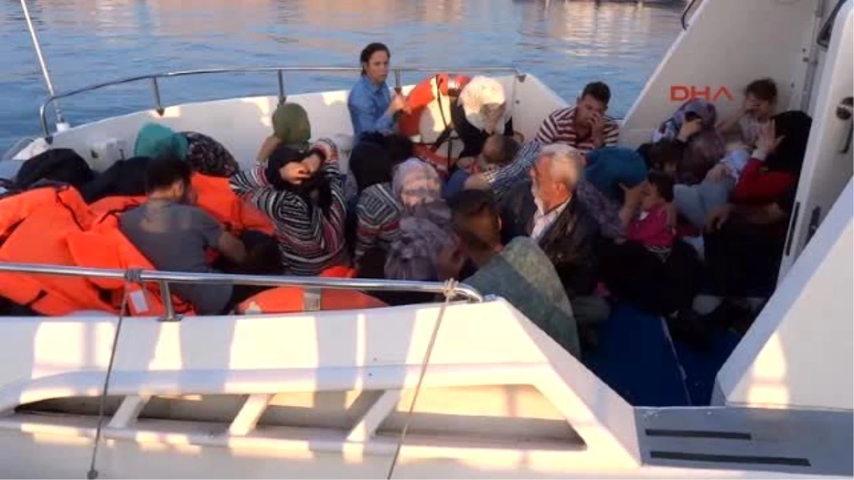 Çanakkale Suriyeli 22 Mülteciyi Ölümden Sahil Güvevnlik Kurtardı