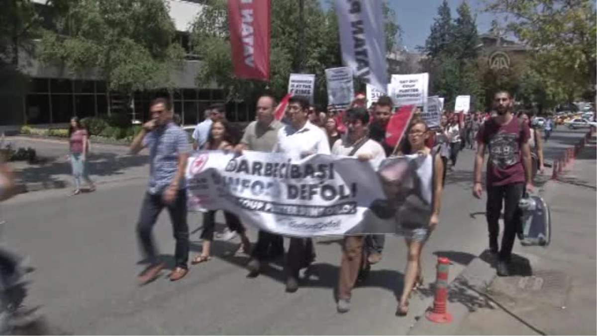 ABD\'nin Ankara Büyükelçiliği Önünde Protesto