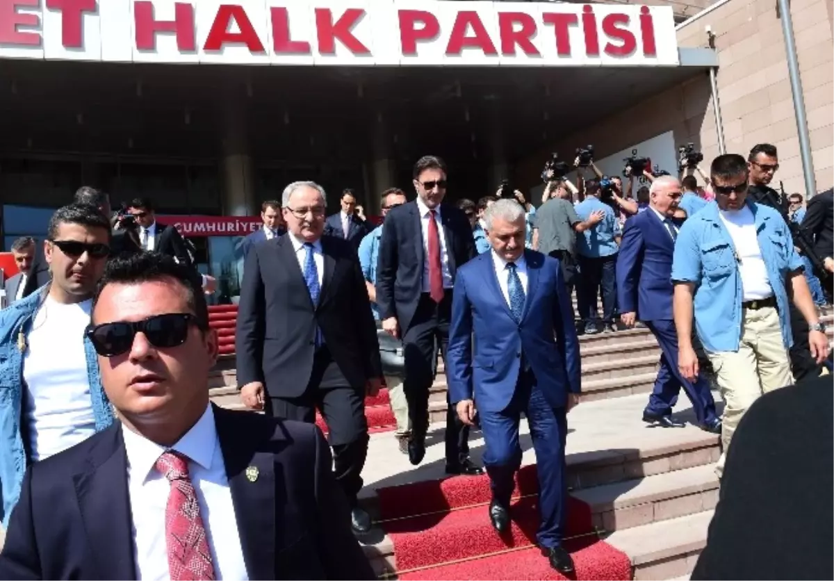 Başbakan Yıldırım-Kılıçdaroğlu Görüşmesi Sona Erdi